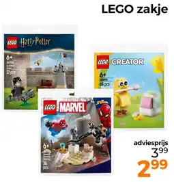 Trekpleister LEGO zakje aanbieding