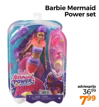 Trekpleister Barbie Mermaid Power set aanbieding