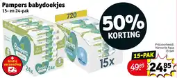 Kruidvat Pampers babydoekjes aanbieding