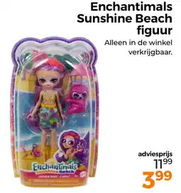 Trekpleister Enchantimals Sunshine Beach figuur aanbieding