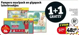 Kruidvat Pampers maxipack en gigapack luierbroekjes aanbieding