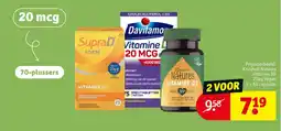 Kruidvat Kruidvat Natures vitamine D3 20ug Vegan aanbieding