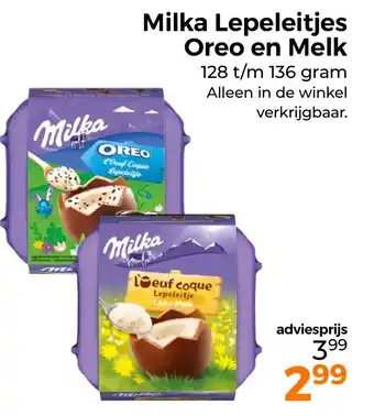 Trekpleister Milka Lepeleitjes Oreo en Melk aanbieding