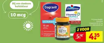 Kruidvat Kruidvat vitamine D3 10 ug aanbieding