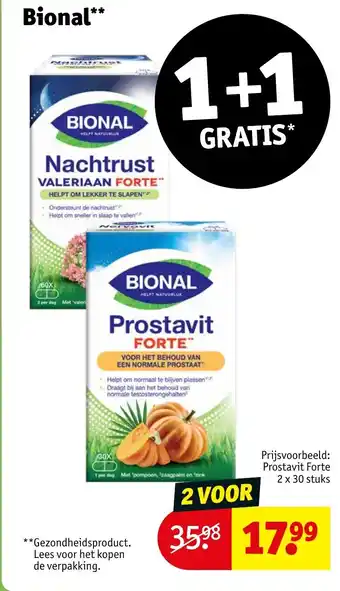 Kruidvat Bional aanbieding