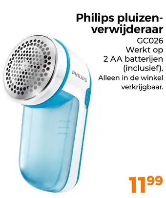 Trekpleister Philips pluizen verwijderaar aanbieding