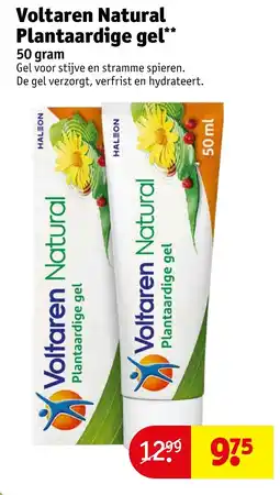 Kruidvat Voltaren natural plantaardige gel aanbieding