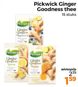 Trekpleister Pickwick Ginger Goodness thee aanbieding