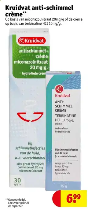 Kruidvat Kruidvat anti schimmel crème aanbieding