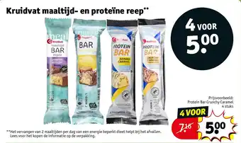 Kruidvat Kruidvat maaltijd- en proteïne reep aanbieding