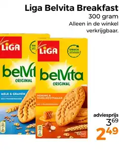 Trekpleister Liga Belvita Breakfast aanbieding