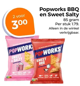 Trekpleister Popworks BBQ en Sweet Salty aanbieding