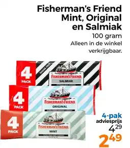 Trekpleister Fisherman's Friend Mint, Original en Salmiak aanbieding