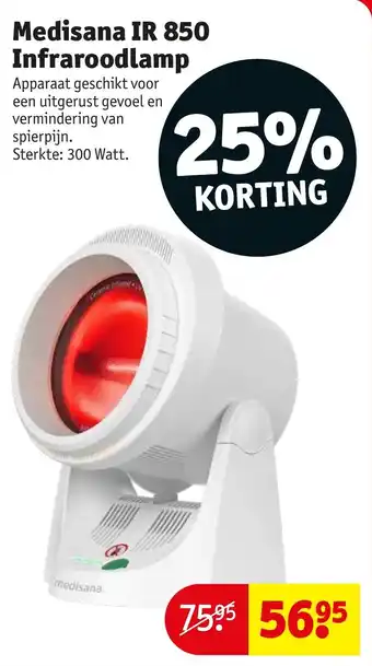 Kruidvat Medisana IR 850 Infraroodlamp aanbieding