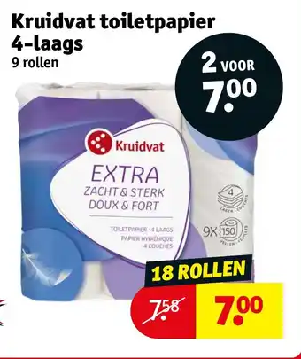 Kruidvat Kruidvat toiletpapier aanbieding