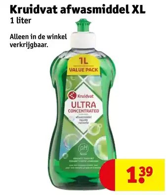 Kruidvat Kruidvat afwasmiddel XL aanbieding