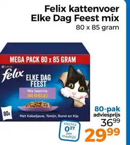 Trekpleister Felix kattenvoer Elke Dag Feest mix aanbieding