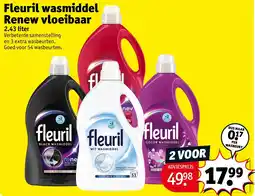 Kruidvat Fleuril wasmiddel Renew vloeibaar aanbieding