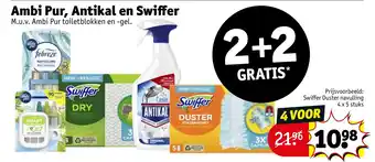 Kruidvat Ambi pur antikal en swiffer aanbieding