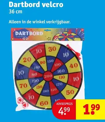 Kruidvat Dartbord velcro aanbieding