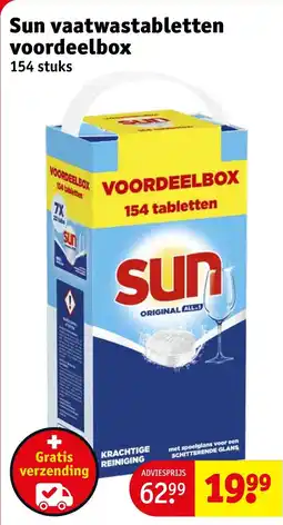 Kruidvat Sun vaatwastabletten voordeelbox aanbieding