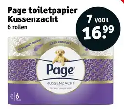 Kruidvat Page toiletpapier kussenzacht aanbieding