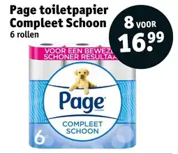 Kruidvat Page toiletpapier compleet schoon aanbieding