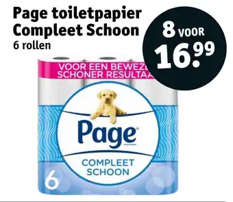 Kruidvat Page toiletpapier compleet schoon aanbieding