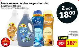 Kruidvat Lenor wasverzachter en geurbooster aanbieding