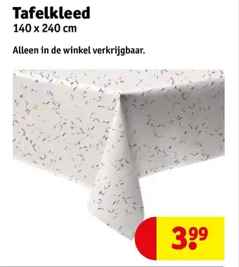 Kruidvat Tafelkleed aanbieding