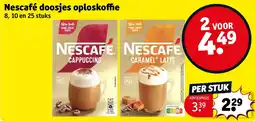 Kruidvat Nescafé doosjes oploskoffie aanbieding