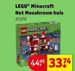 Kruidvat LEGO Minecraft Het Mooshroom huis aanbieding