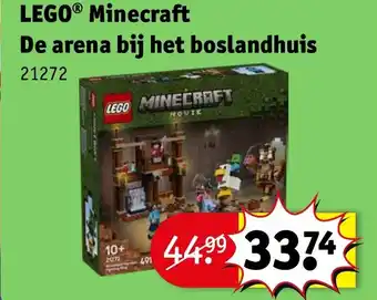 Kruidvat LEGO Minecraft De arena bij het boslandhuis aanbieding