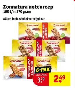 Kruidvat Zonnatura notenreep aanbieding