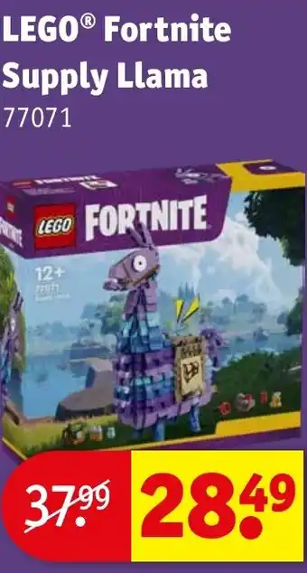 Kruidvat LEG Fortnite Supply Llama aanbieding