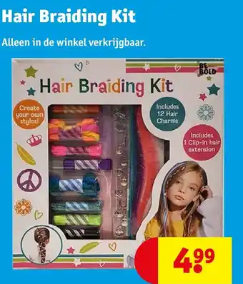 Kruidvat Hair Braiding Kit aanbieding