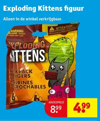 Kruidvat Exploding Kittens figuur aanbieding