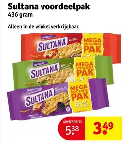 Kruidvat Sultana voordeelpak aanbieding