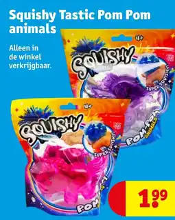 Kruidvat Squishy Tastic Pom Pom animals aanbieding