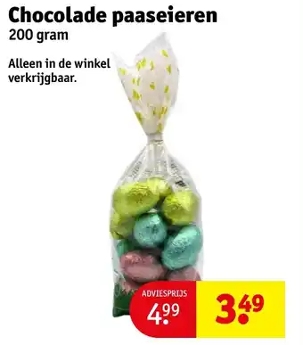 Kruidvat Chocolade paaseieren aanbieding