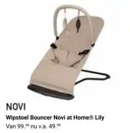 Van Asten BabySuperstore Wipstoel Bouncer Novi at Home Lily aanbieding