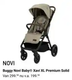 Van Asten BabySuperstore Buggy Novi Baby Xavi XL Premium Solid aanbieding