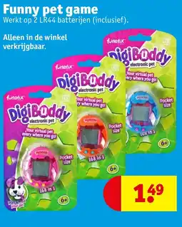 Kruidvat Funny pet game aanbieding