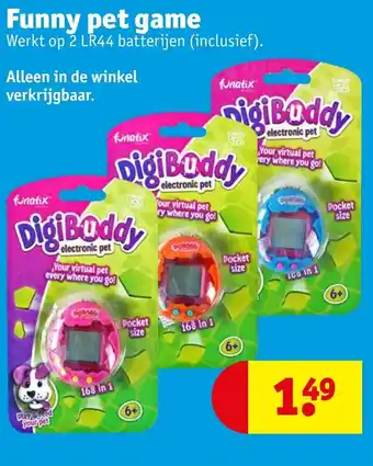 Kruidvat Funny pet game aanbieding