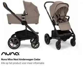 Van Asten BabySuperstore Nuna Mixx Next kinderwagen Cedar aanbieding