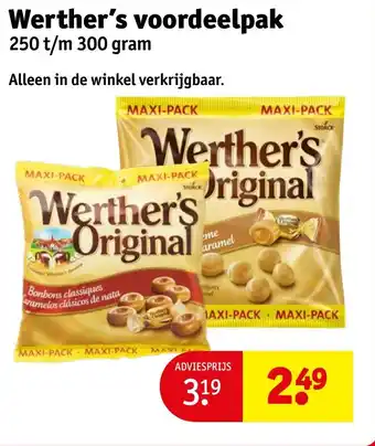 Kruidvat Werther's voordeelpak aanbieding