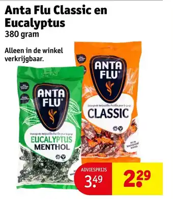 Kruidvat Anta flu classic en eucalyptus aanbieding