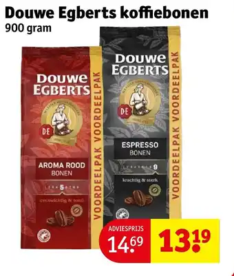 Kruidvat Douwe egberts koffiebonen aanbieding