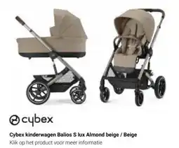 Van Asten BabySuperstore Cybex kinderwagen balios s lux almond beige / beige aanbieding