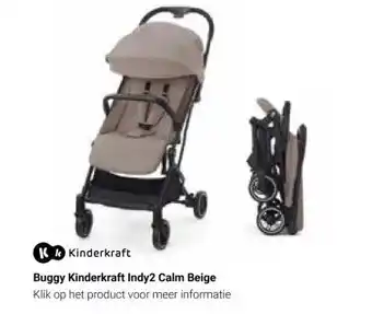 Van Asten BabySuperstore Buggy Kinderkraft Indy2 Calm Beige aanbieding